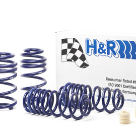 H&R LOWERING SPORT SPRINGS for 2014-2016 AUDI RS7 1.2"F 0.8"R DROP 28828-1