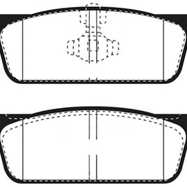 EBC 16-17 Smart Fortwo 0.9L Turbo Yellowstuff Front Brake Pads DP42335R