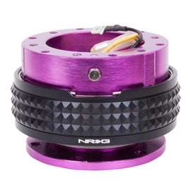 NRG Quick Release Kit - Pyramid Edition - Purple Body / Black Pyramid Ring SRK-210PP/BK