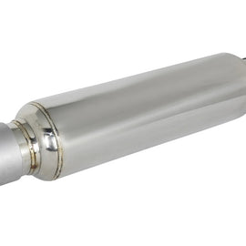 aFe MACH Force-Xp 304 Stainless Steel Resonator 2.5in Inlet/Outlet x 4in Dia x 15in Body x 19in L 49M10002