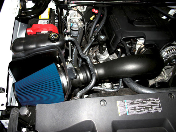 Airaid 09-13 GM Truck/SUV (w/ Elec Fan/excl 11 6.0L) CAD Intake System w/ Tube (Dry / Blue Media) 203-233