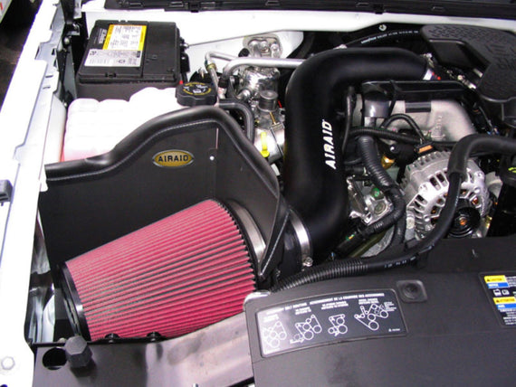 Airaid 2005 Chevy HD Duramax 6.6L (Tall Hood Only) CAD Intake System w/ Tube (Oiled / Red Media) 200-167