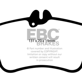 EBC 08-09 Mercedes-Benz B200 2.0 Yellowstuff Front Brake Pads DP41580R