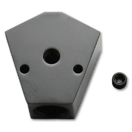 Vibrant Billet Aluminum Y-Block Fitting with 1/8in NPT Port - 1/2in NPT x 3/8in NPT x 3/8in NPT 10821