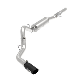 aFe Apollo GT Series 4in 409SS Cat Back Exh System w/Blk Tip 14-18 GM Silverado/Sierra 1500 V8-6.2L 49-44116-B