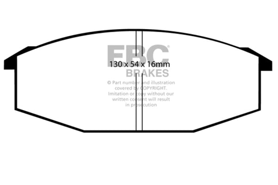 EBC 79-84 Datsun 280ZX 2.8L Ultimax Front Brake Pads UD166