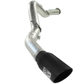 aFe MACHForce XP Exhaust 5in DPF-Black, GM Diesel Trucks 07.5-10 V8-6.6L 9(td) LMM 49-44040-B