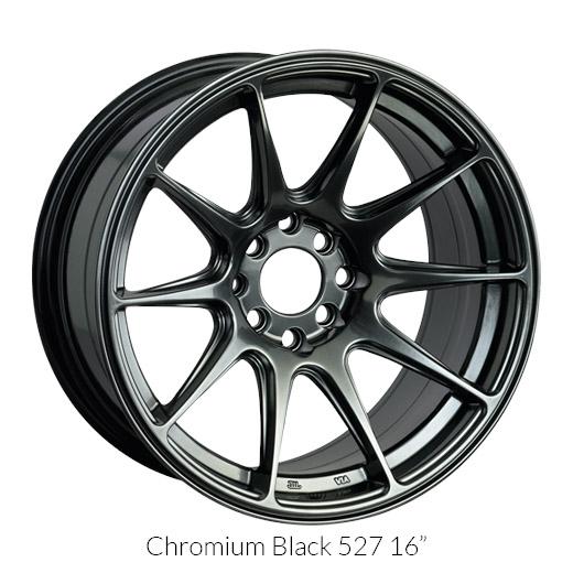 XXR 527 19x8.75 5x114.3 +15 Chromium Black Wheel/Rim 527986650