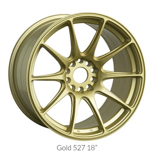 XXR 527 15x8 4x100/4x114.3 +20 Gold Wheel/Rim 527570870