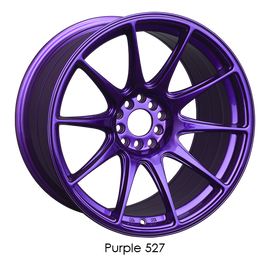 XXR 527 18x8.75 5-100/5-4.5 +35 Purple Wheel/Rim 527881084