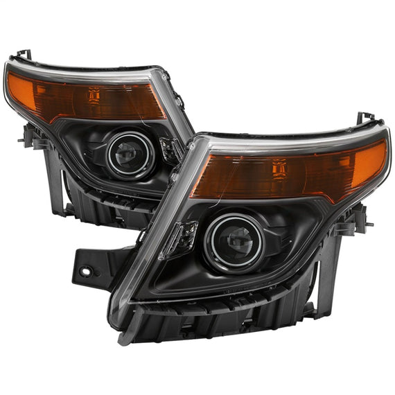 xTune 11-15 Ford Explorer OEM Style Halogen Headlights - Black (HD-JH-FEXP11-AM-BK) 9042416