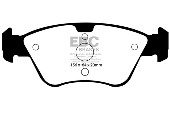 EBC 03-08 Chrysler Crossfire 3.2 Greenstuff Front Brake Pads DP21075