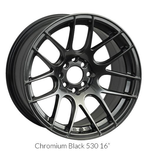 XXR 530 18x8.75 5x112/5x120 +33 Chromium Black Wheel/Rim 530882050