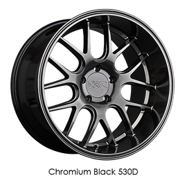 XXR 530D 18x10.5 5x114.3 +20 Chromium Black Wheel/Rim 530D806650