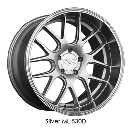 XXR 530D 18x9 5x100 +35 Silver/ML Wheel/Rim 530D898031