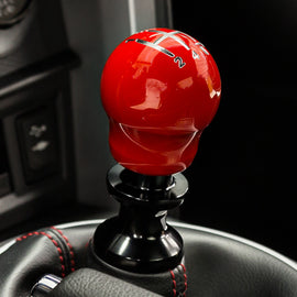 Raceseng Contour Shift Knob (Gate 4 Engraving) M10x1.5mm Adapter - Red Gloss 08231RG-08014-081103