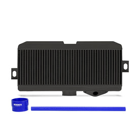 Mishimoto Subaru 08-15 WRX STi Top-Mount Intercooler Kit - Powder Coated Black & Blue Hoses MMTMIC-STI-08BKBL
