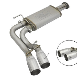 aFe Rebel Exhausts Cat-Back SS w/Polished Tip 16 Toyota Tacoma V6-3.5L 49-46032-P