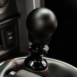 Raceseng Contour Shift Knob (No Engraving) 9/16in.-18 Adapter - Black Texture 08231BTE-0801X-0811056