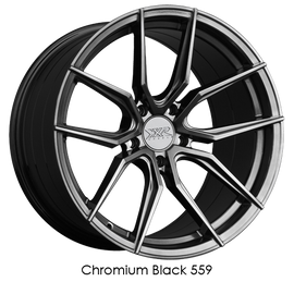 XXR 559 19x10 5x120 +40 Chromium Black Wheel/Rim 559901250