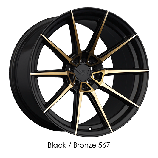 XXR 567 18x10.5 5x100/5x114.3 +20 Bronze & Black Wheel/Rim 567805463