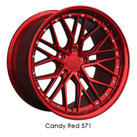 XXR 571 20x9 5x114.3 +35 Candy Red Wheel/Rim 571096580