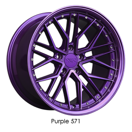 XXR 571 18x8.5 5x100 +35 Diamond Cut Purple Wheel/Rim 571888084