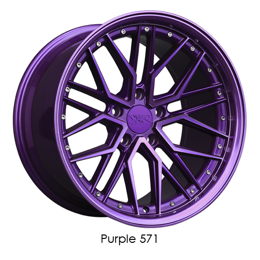 XXR 571 18x8.5 5x100 +35 Diamond Cut Purple Wheel/Rim 571888084