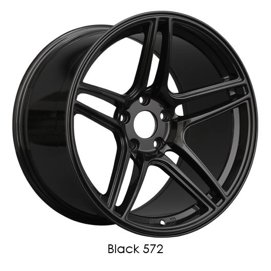 XXR 572 18x8.5 5x114.3 +25 Black Wheel/Rim 572886620