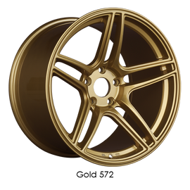 XXR 572 18x10.5 5x114.3 +25 Gold Wheel/Rim 572806670