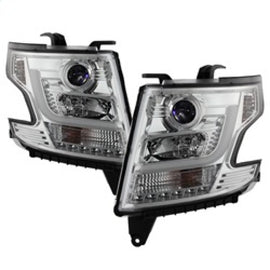 Spyder Chevy Tahoe / Suburban 2015 -2016 Projector Headlights - DRL LED - Chrome PRO-YD-CTA15-DRL-C 5082534