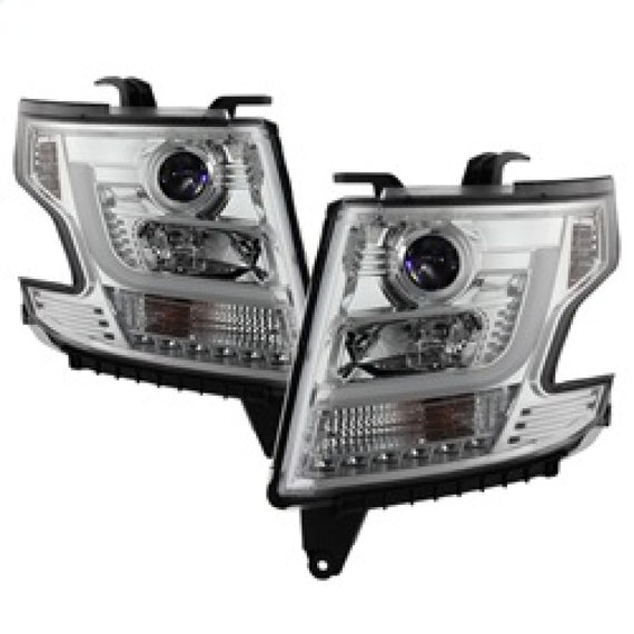 Spyder Chevy Tahoe / Suburban 2015 -2016 Projector Headlights - DRL LED - Chrome PRO-YD-CTA15-DRL-C 5082534
