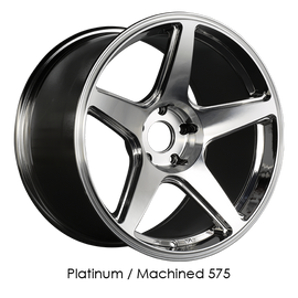 XXR 575 18x8.5 5x114.3 +35 Machined/Platinum Wheel/Rim 575886511