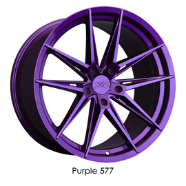 XXR 577 18x9.5 5x114.3 +35 Purple Wheel/Rim 577896584