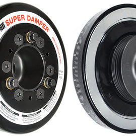 ATI Damper - 6.325in - Alum - 4Grv - Honda B - Race Damper - Steel Hub - 2 Ring ATI918474