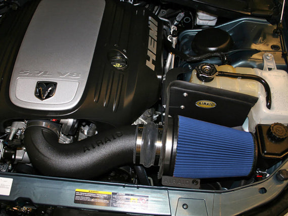 Airaid 06-10 Charger / 05-08 Magnum 5.7/6.1L Hemi CAD Intake System w/ Tube (Dry / Blue Media) 353-199