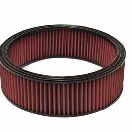 Injen Performance Air Filter 14in Round x 4in Tall - 1in Pleats X-1091-BR