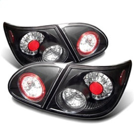 Spyder Toyota Corolla 03-08 LED Tail Lights Black ALT-YD-TC03-LED-BK 5007360