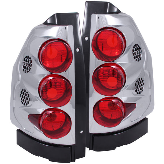 ANZO 2002-2008 GMC Envoy Taillights Chrome 211091