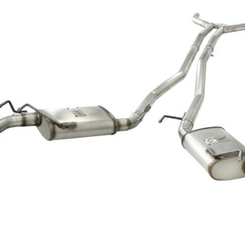 aFe MACHForce XP Exhaust 2.5in Stainless Steel CB/10-13 Chevy Camaro V6-3.6L (td) (polished tip) 49-44042-P