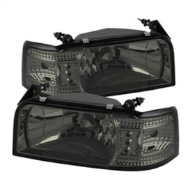 Spyder Ford F150 92-96/Ford Bronco 92-96 1PC LED ( LEDs)Crystal Headlights Smke HD-YD-FB92-1PC-SM 5033802