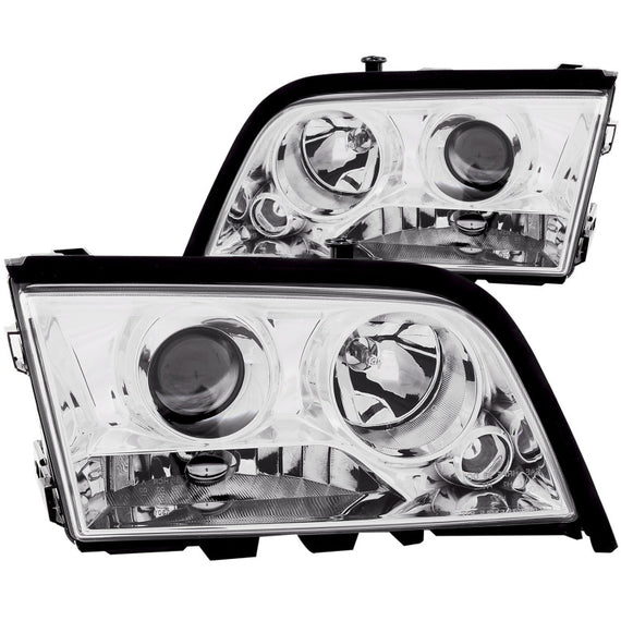 Anzo 121158 Chrome Projector Headlights fit for 94-00 Mercedes Benz C Class W202 121158
