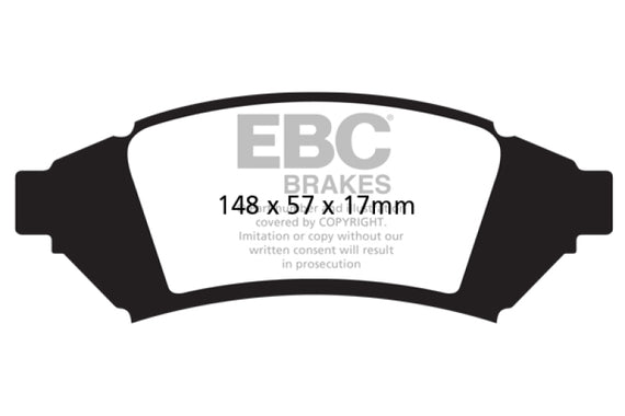 EBC 04 Pontiac Grand Prix 3.8 Yellowstuff Front Brake Pads DP41683R