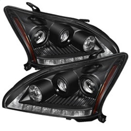 Spyder Lexus RX330 2004-2006 Projector Headlights Halogen Model- DRL LED Blk PRO-YD-LRX35004-DRL-BK 5076779