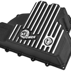 AFE Engine Oil Pan Black Machined; 14-16 Dodge RAM 1500 EcoDiesel 3.0L V6 (td) 46-70282