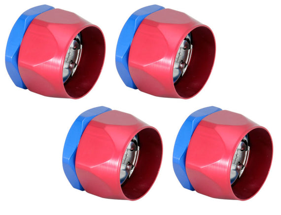 Spectre Magna-Clamp Hose Clamps 1-1/2in. (4 Pack) - Red/Blue 5161