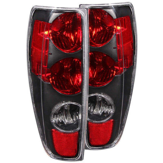 ANZO 2004-2012 Chevrolet Colorado Taillights Black 211007