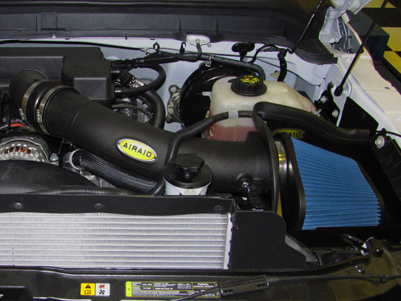 Airaid 10-13 Ford F-250 / F-350 Super Duty 6.2L CAD Intake System w/ Tube (Dry / Blue Media) 403-273