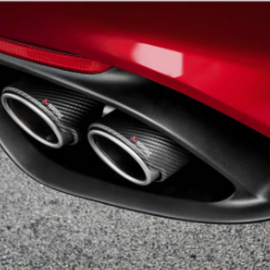 Akrapovic 17-19 Alfa Romeo Giulia Quadrifoglio Evolution Line Cat Back (Titanium) w/Link Pipes S-AR/TI/1H-E