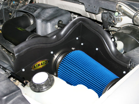 Airaid 97-03 Ford F-150/97-04 Expedition 4.6/5.4L CAD Intake System w/ Tube (Dry / Blue Media) 403-249